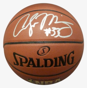 Alonzo Mourning Autographed Nba Basketball Jsa - Kareem Abdul-jabbar Autographed Basketball - Spalding