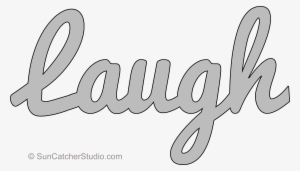2100 X 1248 Laugh Pattern Template Stencil Printable - Calligraphy