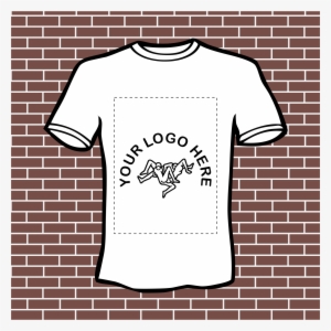 Tshirt Template Your Logo Here Front - Yoga Wheel Backbend