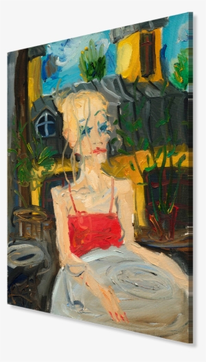 A Girl In The Cafe, Artist Alexander Korolev