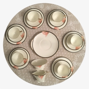 Royal Doulton “tango” Art Deco Modernist Design Lunch - Circle