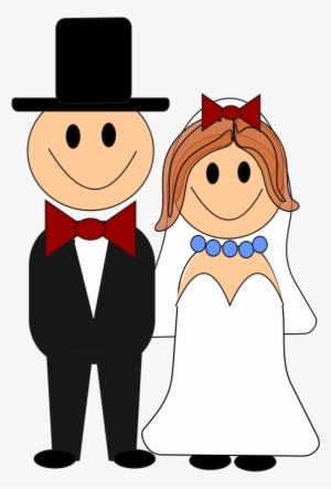 Wedding Invitation Bridegroom Cartoon - Cartoon Bride And Groom