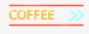 Coffee Neon Sign - Orange