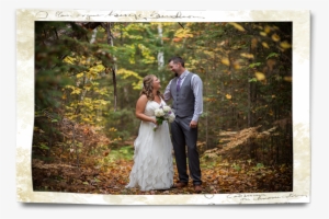 Bride And Groom Fall Colours - Photograph