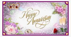 Download Wedding Anniversary Invitations Clipart Floral - Ruby Anniversary Banquet Plates