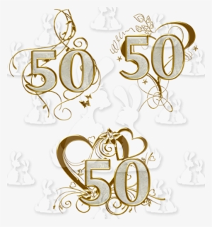Happy Anniversary Wedding Memorial Day Love Png And - 50th Anniversary Clipart