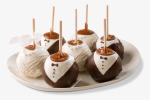 Bride And Groom Caramel Apples