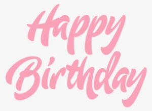 Gifts For Sister From Brother,happy Birthday Letter - Pink Happy Birthday Png