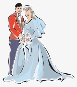 Bride And Groom - Illustration