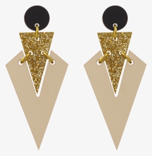 Art Deco Droplets - Earrings