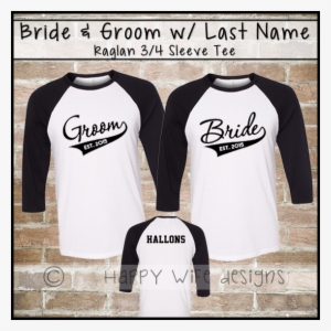 Bride And Groom Shirts, Wifey Husband Shirt, Raglan, - Bride And Groom T Shirt Designs