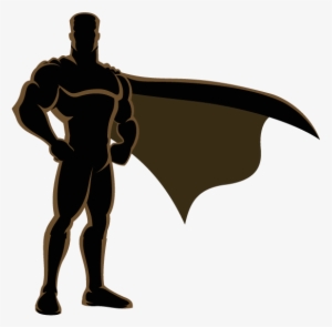 Their Work - Superhero Silhouette