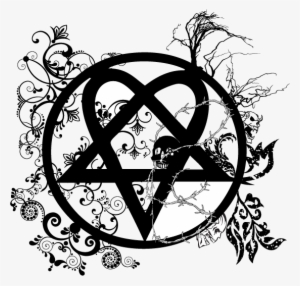 Would Look Pretty Awesome Surrounded With Either The - Heartagram Tattoo Tatuajes De Simbolo De Him