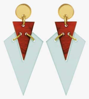 Art Deco Droplets Green And Tortoiseshell - Toolally Art Deco Droplets - Green & Tortoiseshell