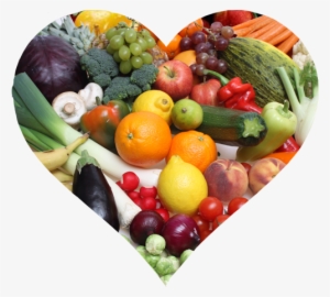 Veggie-heart500 Vegetable Heart Png - Fruits And Vegetables Heart Png