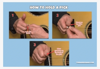 How To Hold A Guitar Pick - Brochure
