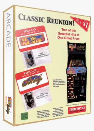 20th Anniversary Class Of 1981 Reunion - Ms Pacman Galaga