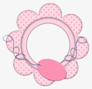 5 Clipart Scrapbook - Blue Circle Baby Frame Png
