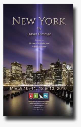 Ny Program Drop Shadow For Scrapbook - 9/11 Tribute In Light