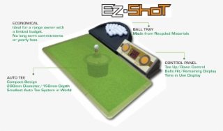 Ez Shot Golf Auto Tee System - Composite Material
