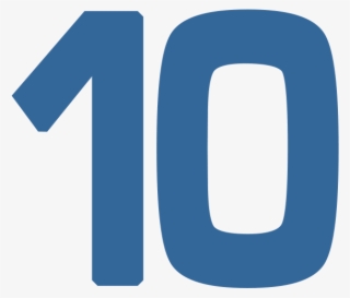 10 Number Png Transparent Image - Number 10 Transparent