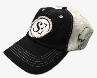 Distressed Patch Trucker Hat - Baseball Cap