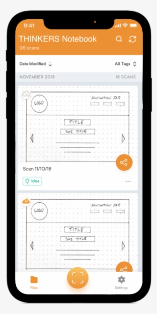 The Thinkers Notebook App - Smartphone