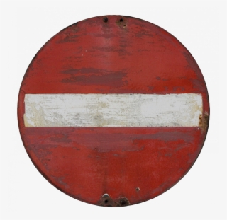 Textures Of Road Signs - Circle
