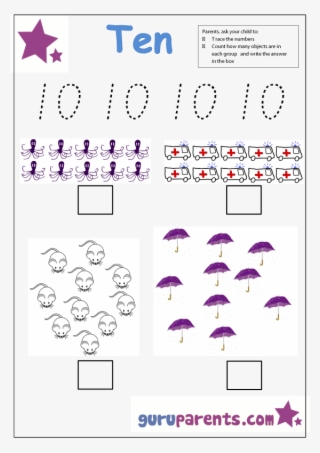 Number 10 Worksheet - 0 100 Number Chart