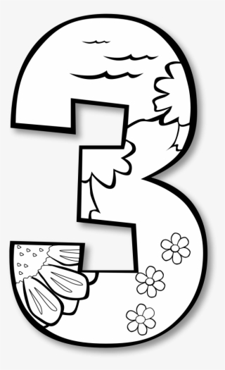 Impressive Outline Number Coloring Pages With Kids - Days Of Creation 3