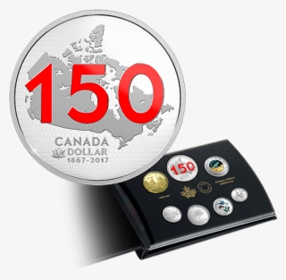 1 Of 12 2017 Canada 150 Silver Dollar Proof Set & 2 - Coin
