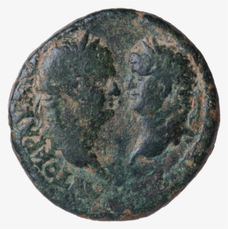 Busts Of Titus And Domitian - Dime