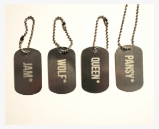 Hustler Dog Tag Set - Locket