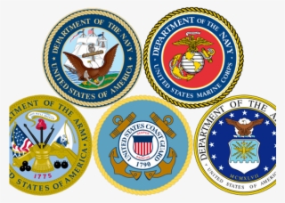 Air Force Clipart Military Emblem - 5 Seals Of The Military