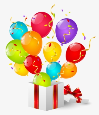 Gift Boxes And Balloons