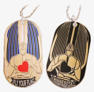 Minnesota Leather Pride 2014 “fly Your Flag” Dog Tags - Locket