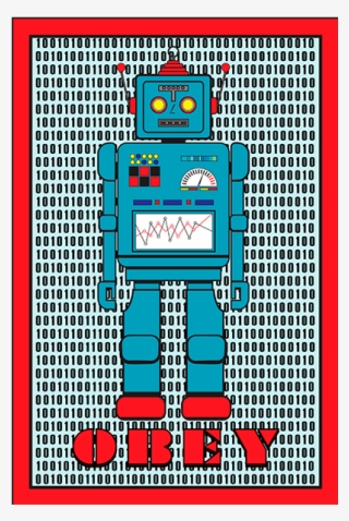 Obey Me, Human Illustration Graphicdesign Albany Children - Robot