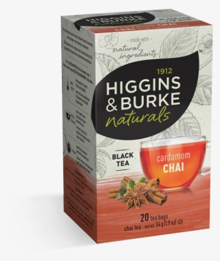 Cardamom Chai Traditional Tea Bag - Higgins And Burke Cardamom Chai
