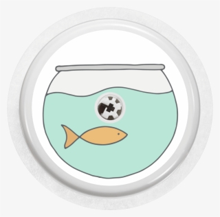 Image Of Fishbowl Freestyle Libre Sticker - Circle