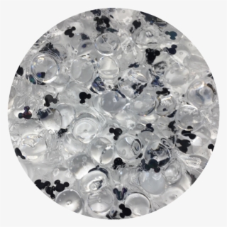 Oh Mickey Fishbowl Slime A Clear Fishbowl Slime With - Clear Slime Black Glitter
