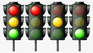 Stoplight Clipart School Traffic - Ilustracion Semaforo