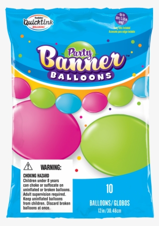 Party Banner Bright Balloons Item No - Balloon