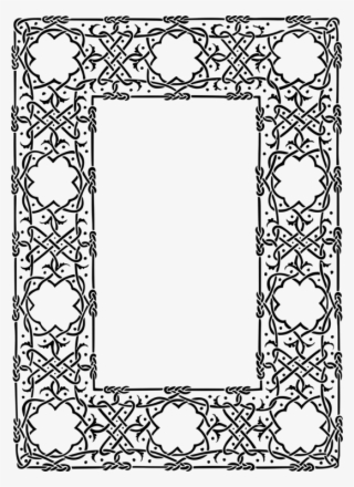 Picture Frames Ornament Flower Mirror Bed Frame - Clip Art