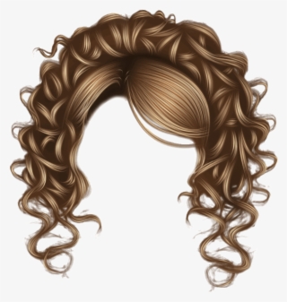 Descargar - Black Wig Transparent Png