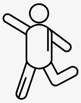 Stick Man Running Comments - Icon