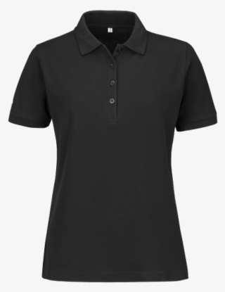 Matrix Ladies Polo Shirt Black - Black Polos