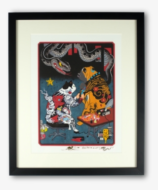 Limited Edition Signed & Framed Dream Of 90s Print - Tattoo Artist