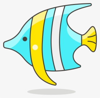 Fish Clip Art Simple Lovely - Dibujo Peces Tropicales Animados