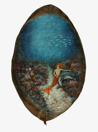 The Little Mermaid And The Dolphin - Egg Decorating