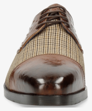 Derby Shoes Lewis 27 Ostrich Tan Textile English - Hardwood